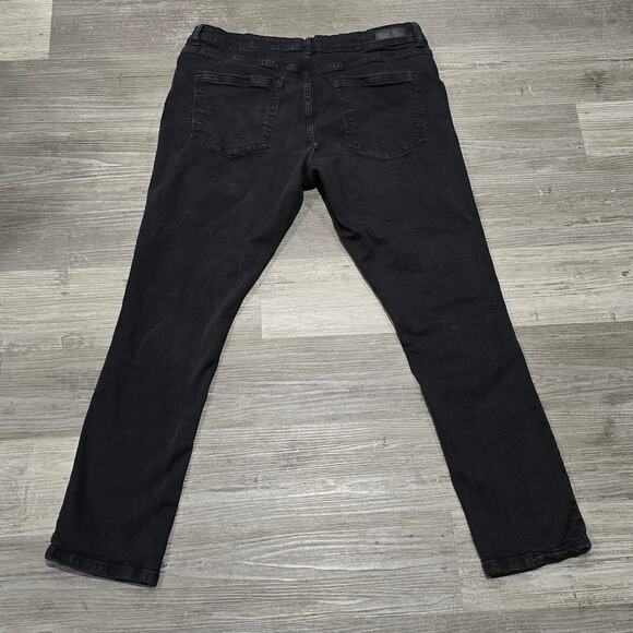 Kenneth Cole New York Black BCI Straight Leg Men's Denim Jeans 38" x 32" Pants - Picture 2 of 8